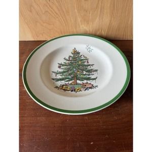 Spode Christmas Tree 10.75" Dinner Plate ~ Excellent Condition ~ Made in England